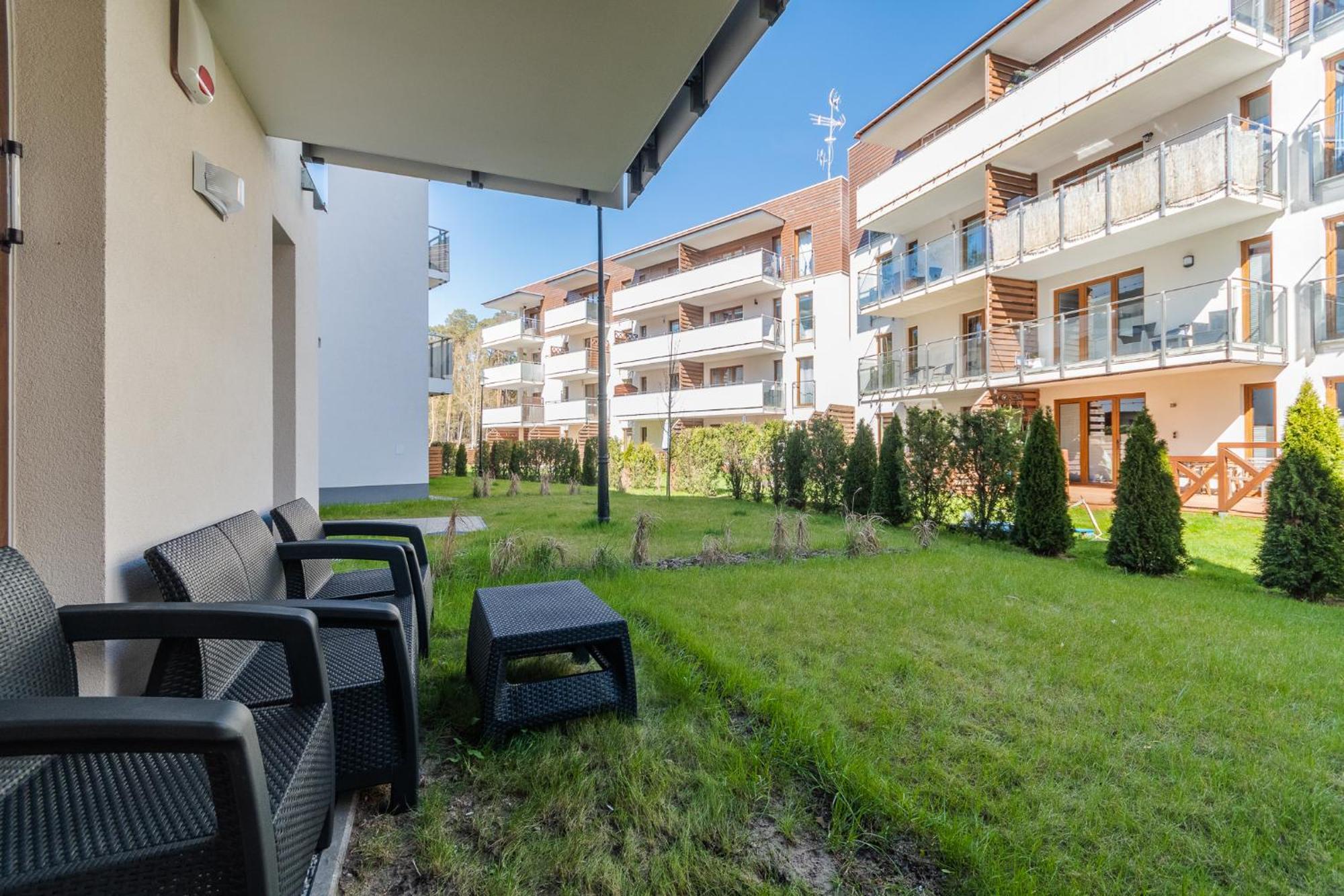 Apartamenty Mierzeja - Stegna Park Studio, 500 M Od Plazy Buitenkant foto